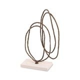 Liang & Eimil Kinetic Harmony Sculpture – Dark Bronze & Beige