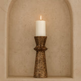 Liang & Eimil Melora Candle Holder – Dark Brown Marble