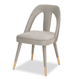 Liang & Eimil Pigalle Chair Kaster Light Grey Velvet