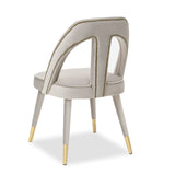 Liang & Eimil Pigalle Chair Kaster Light Grey Velvet