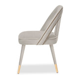 Liang & Eimil Pigalle Chair Kaster Light Grey Velvet