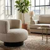 Liang & Eimil Redeo Swivel Occasional Chair – Capela Sand