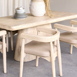 Libra Interiors Arena Leather Dining Chair