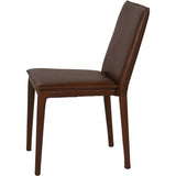 Libra Interiors Barnes Dining Chair – Brown Leather