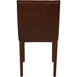 Libra Interiors Barnes Dining Chair – Brown Leather