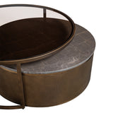 Libra Interiors Belvedere Coffee Table – Set of 2 – Royal Gold