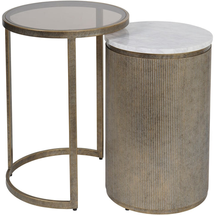 Libra Interiors Belvedere Nesting Side Tables