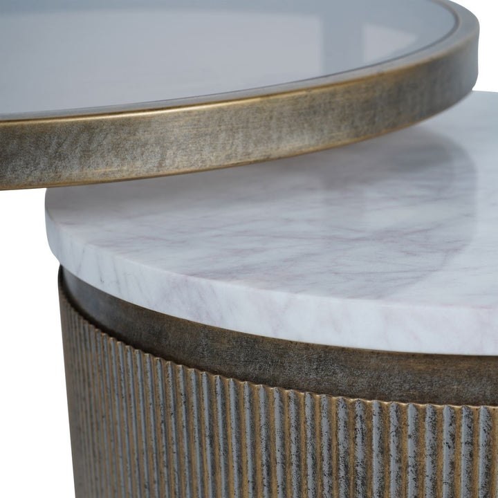 Libra Interiors Belvedere Nesting Side Tables