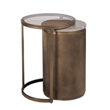 Libra Interiors Belvedere Nesting Side Tables – Royal Gold