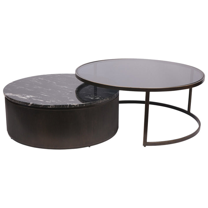 Libra Interiors Belvedere Nesting Table – Black