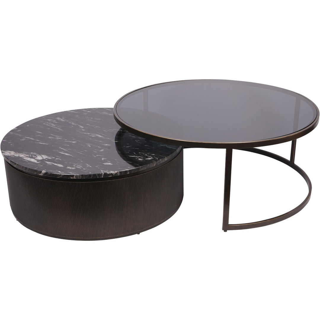 Libra Interiors Belvedere Nesting Table – Black