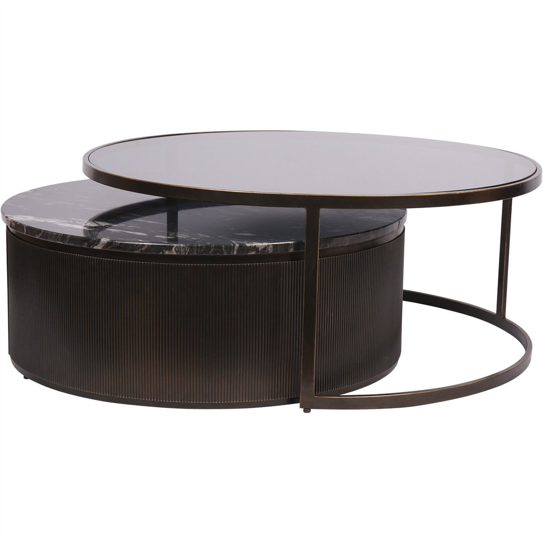 Libra Interiors Belvedere Nesting Table – Black