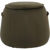 Libra Interiors Bingham Stool – Dark Green Velvet