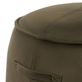 Libra Interiors Bingham Stool – Dark Green Velvet