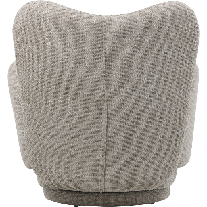 Libra Interiors Bingham Swivel Chair – Mink Upholstery