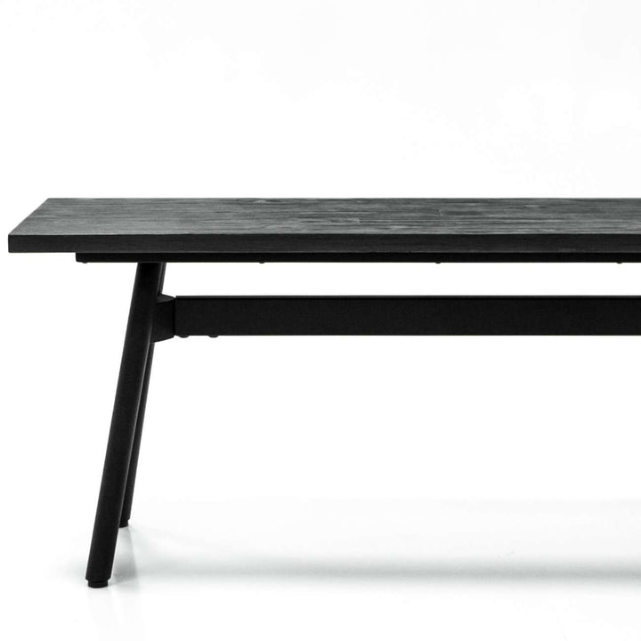 Libra Interiors Bronks Bench – Black Acacia