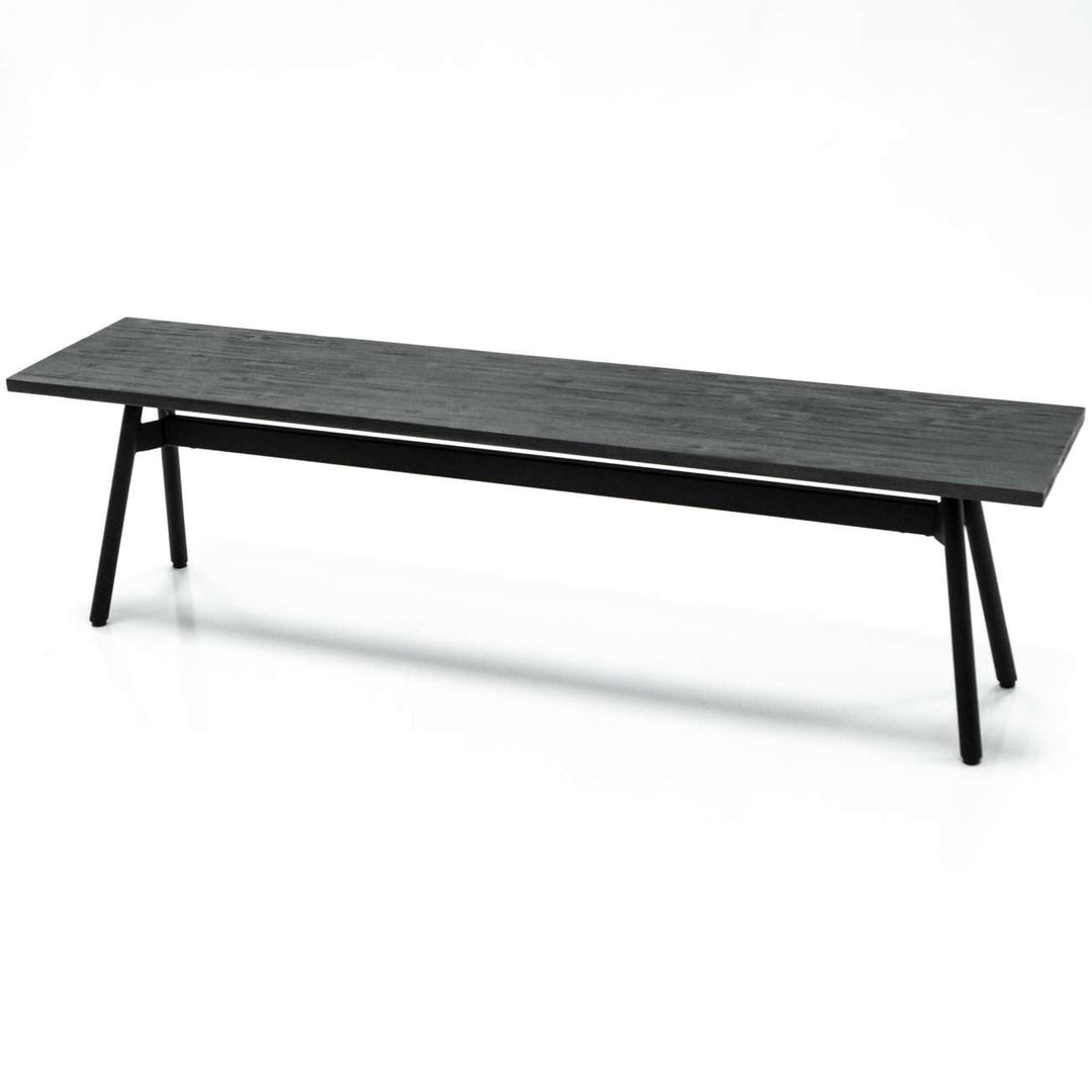 Libra Interiors Bronks Bench – Black Acacia