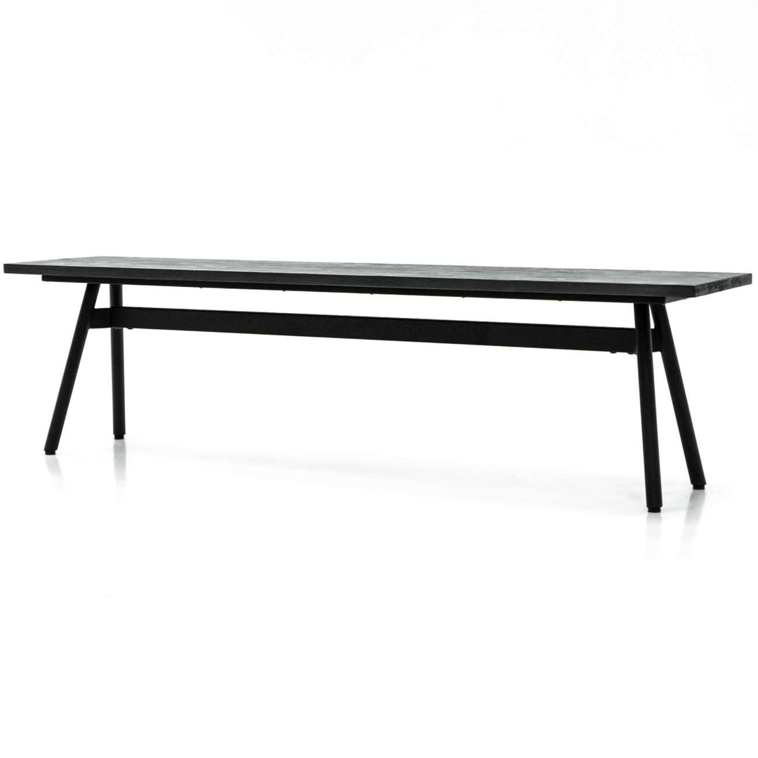 Libra Interiors Bronks Bench – Black Acacia