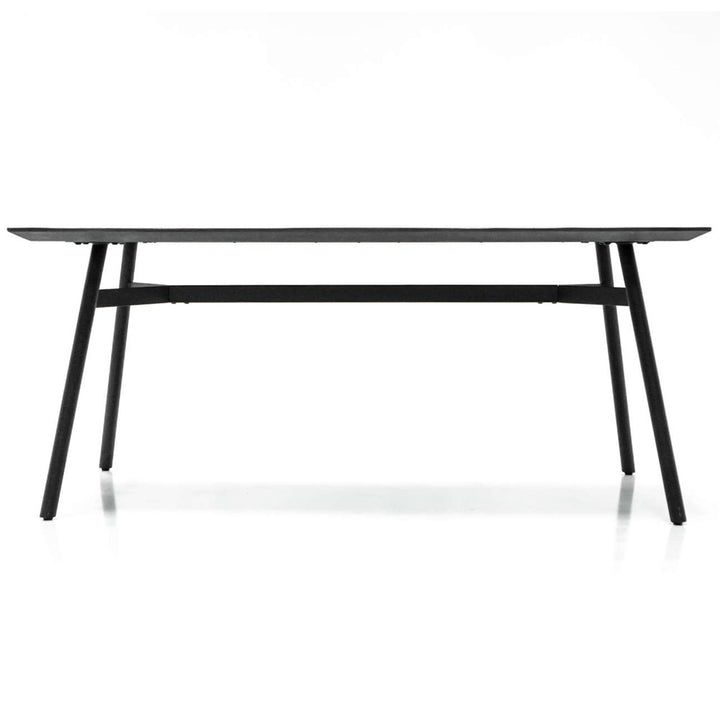 Libra Interiors Bronks Dining Table – Black Acacia