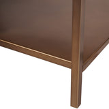 Libra Interiors Brooks Coffee Table – Brushed Champagne Gold