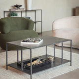 Libra Interiors Brooks Coffee Table – Mottled Black