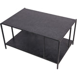 Libra Interiors Brooks Coffee Table – Mottled Black