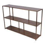 Libra Interiors Brooks Console Table – Brushed Champagne Gold