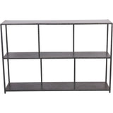 Libra Interiors Brooks Console Table – Mottled Black