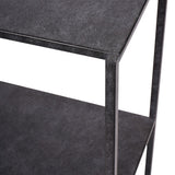 Libra Interiors Brooks Console Table – Mottled Black