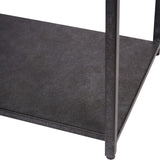 Libra Interiors Brooks Console Table – Mottled Black