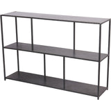 Libra Interiors Brooks Console Table – Mottled Black