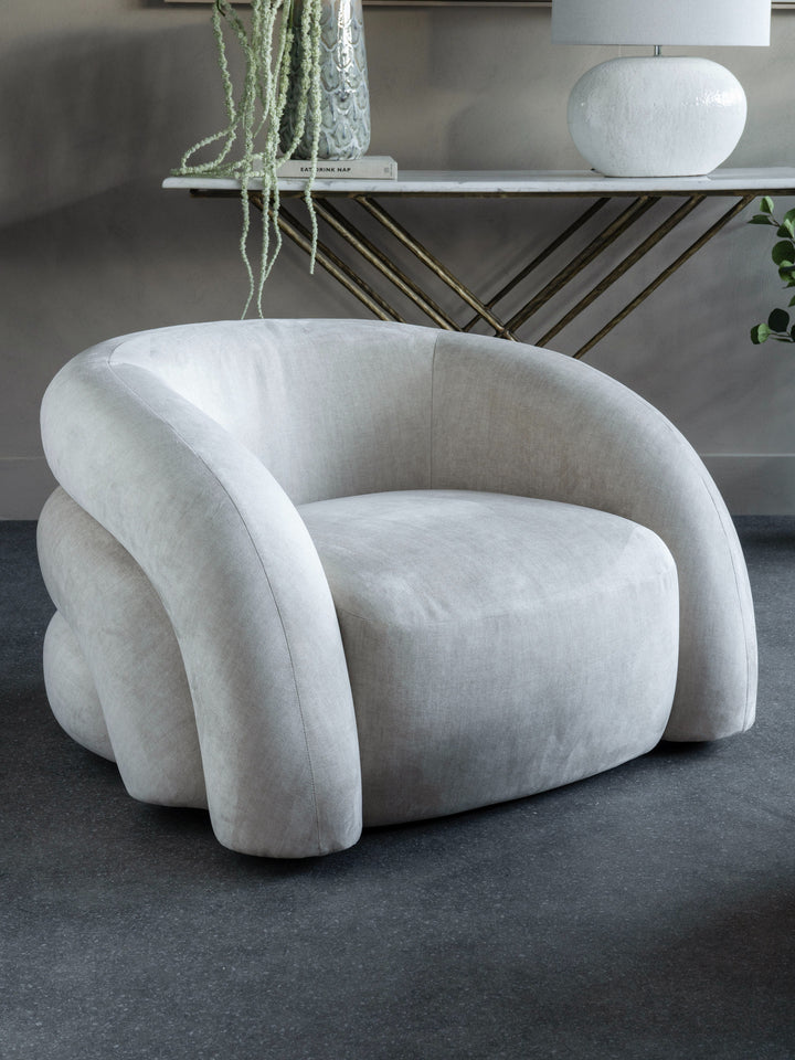 Libra Interiors Casa Snug Chair – Cream