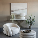 Libra Interiors Casa Storage Ottoman – Cream