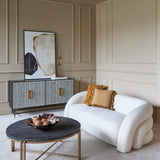 Libra Interiors Casa Two Seater Sofa – Cream