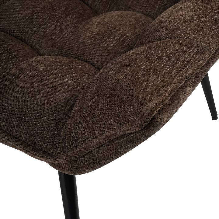 Libra Interiors Chrishall Occasional Chair – Brown Velour