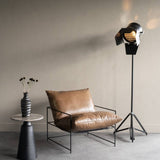 Libra Interiors Clarky Spotlight on Black Tripod Base