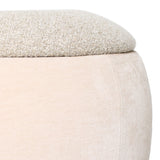 Libra Interiors Clemance Storage Stool – Mushroom