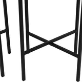 Libra Interiors Clyde Standing Planters in Matte Black – Set of 2