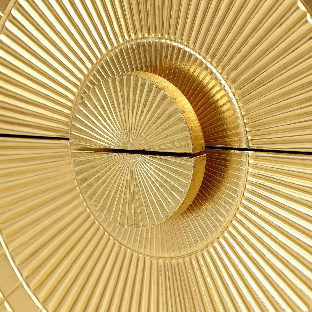 Libra Interiors Coco Bedside Table – Gold