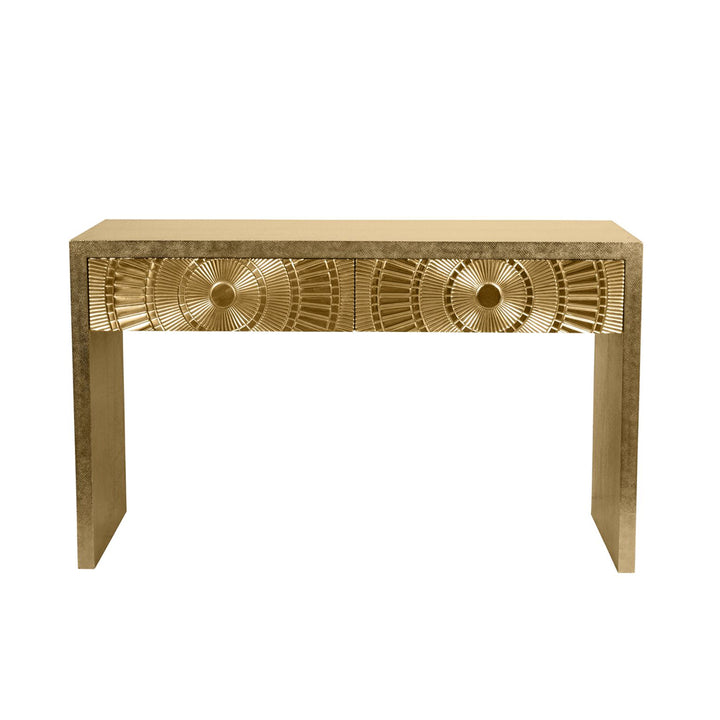 Libra Interiors Coco Console Table – Gold