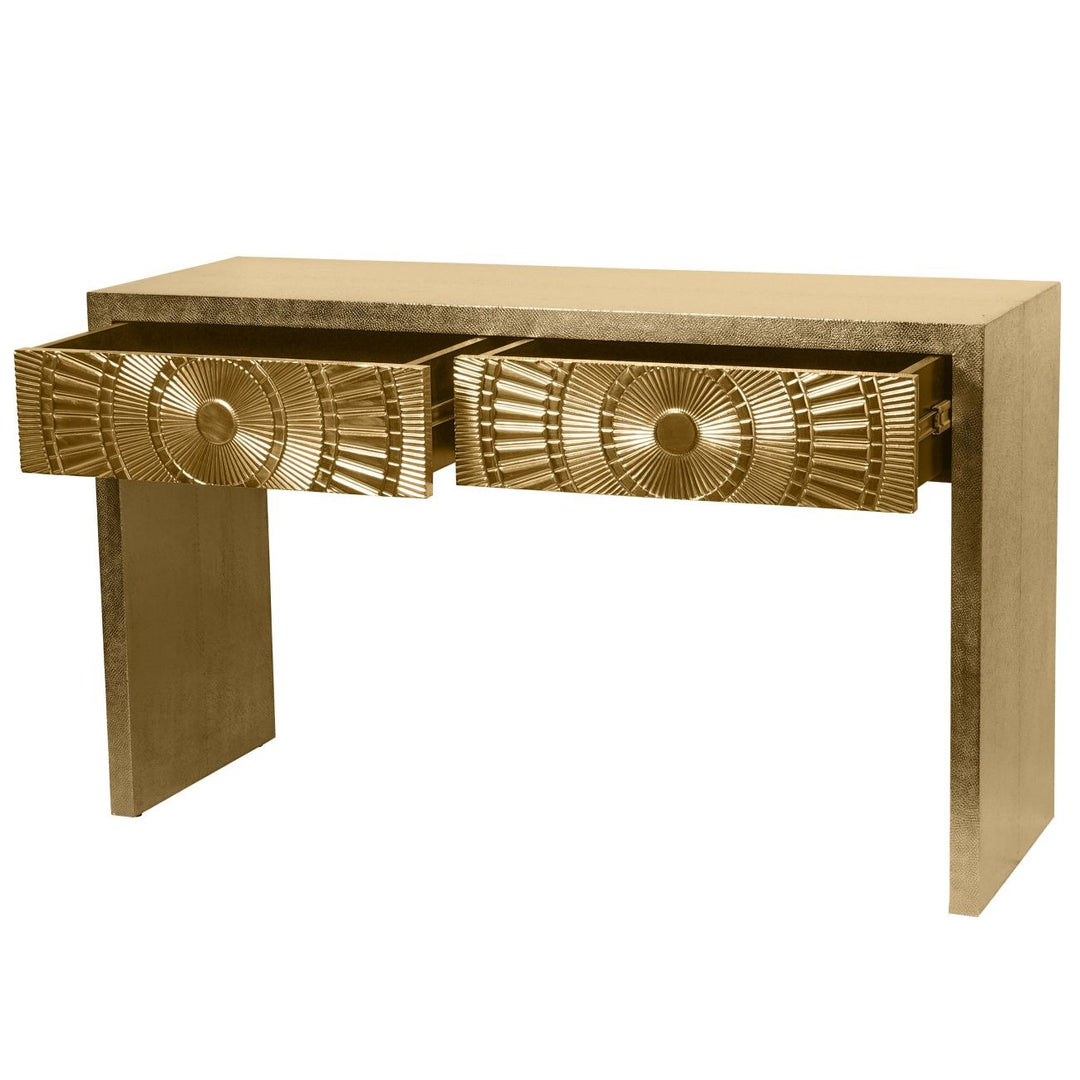 Libra Interiors Coco Console Table – Gold