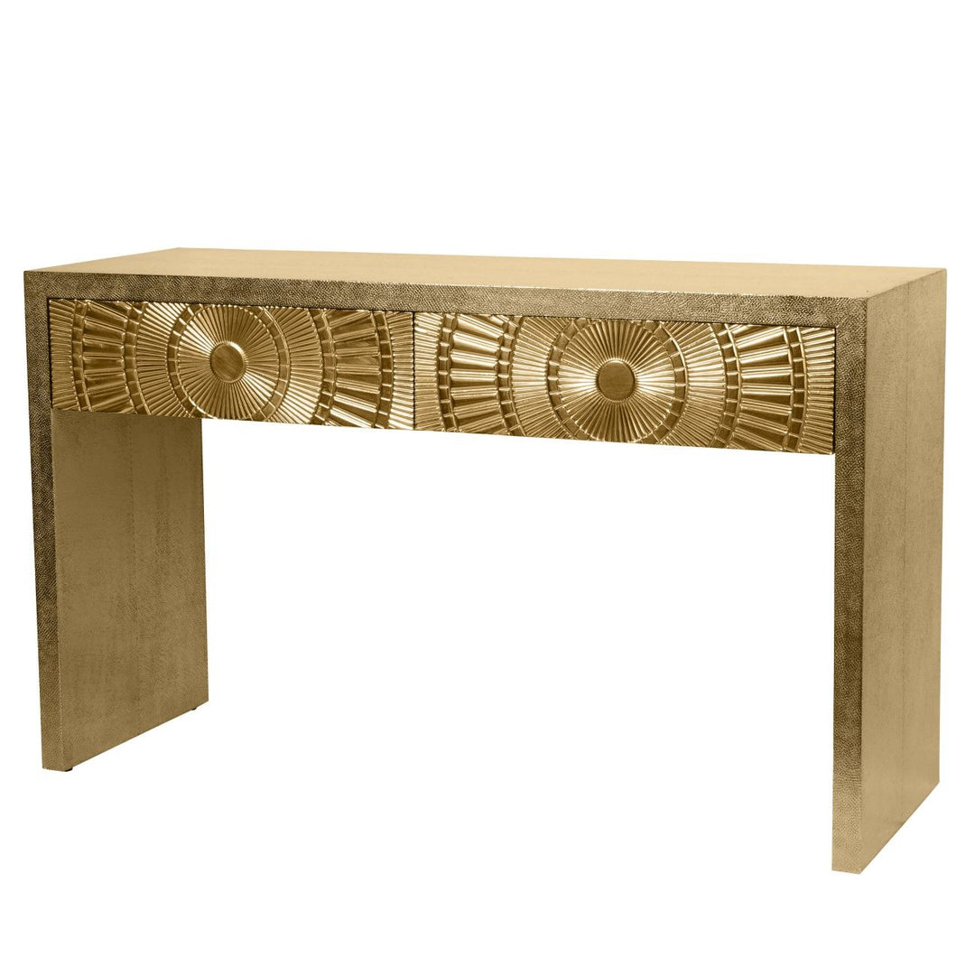 Libra Interiors Coco Console Table – Gold