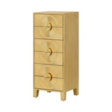 Libra Interiors Coco Six Drawer Chest – Gold