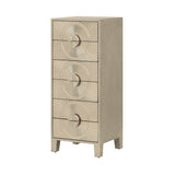 Libra Interiors Coco Six Drawer Chest – Silver