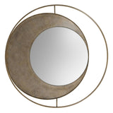 Libra Interiors Concentric Circles Mirror – Aged Gold