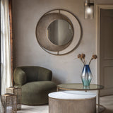 Libra Interiors Concentric Circles Mirror – Aged Gold
