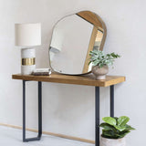 Libra Interiors Concrete and Gold Table Lamp