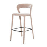 Libra Interiors Cruise Bar Stool – Taupe – Set of 2