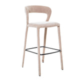 Libra Interiors Cruise Bar Stool – Taupe – Set of 2
