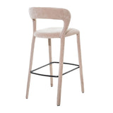 Libra Interiors Cruise Bar Stool – Taupe – Set of 2